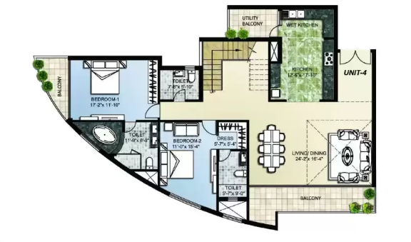 4450 sq. ft- penthouse Omaxe The Lake