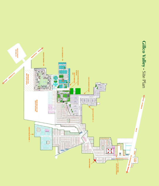 Site Plan of Gillco Valley