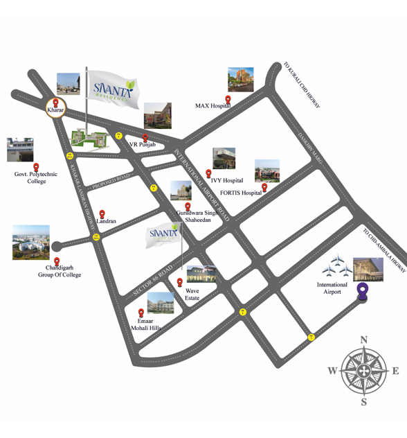 Sivanta Residency Site Map