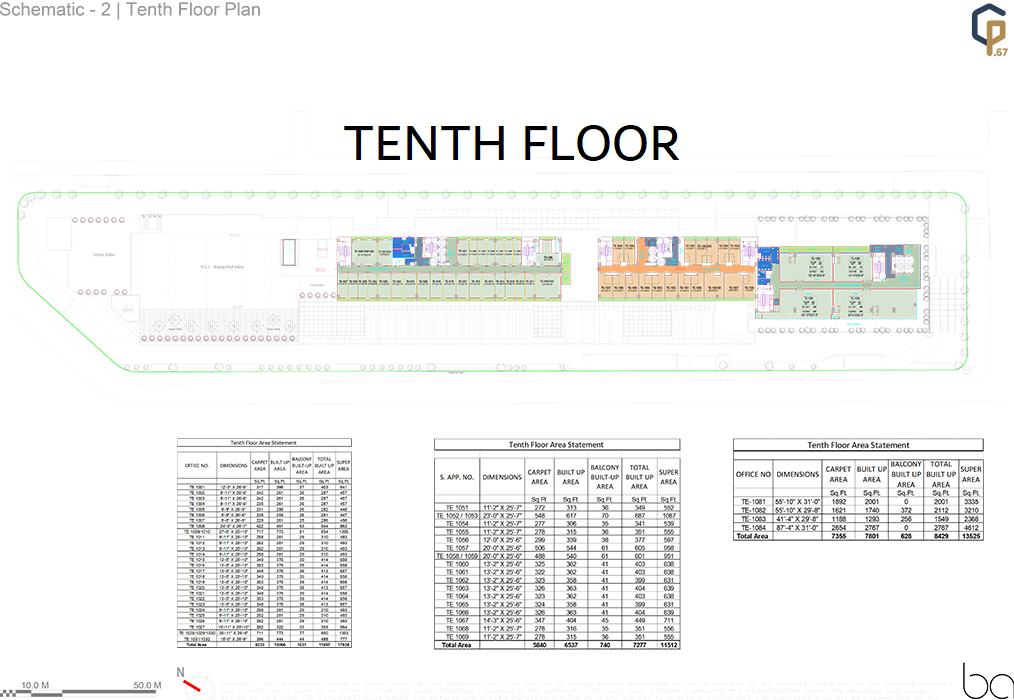 Tenth Floor plan- Unity Homeland