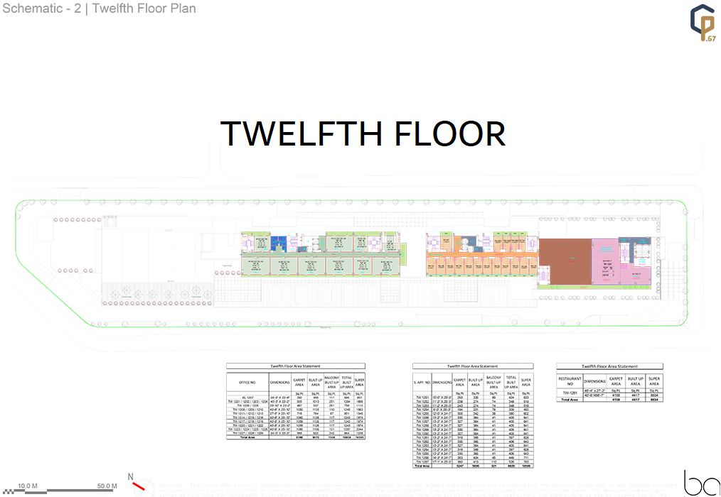 Twelfth Floor plan- Unity Homeland