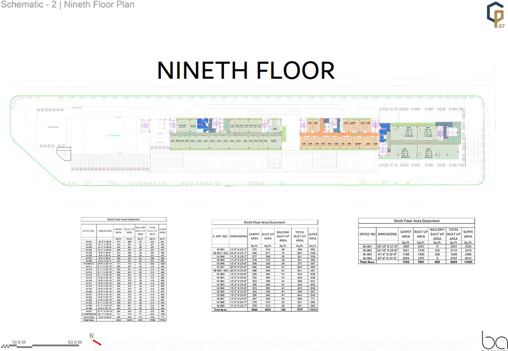 Ninth Floor plan- Unity Homeland