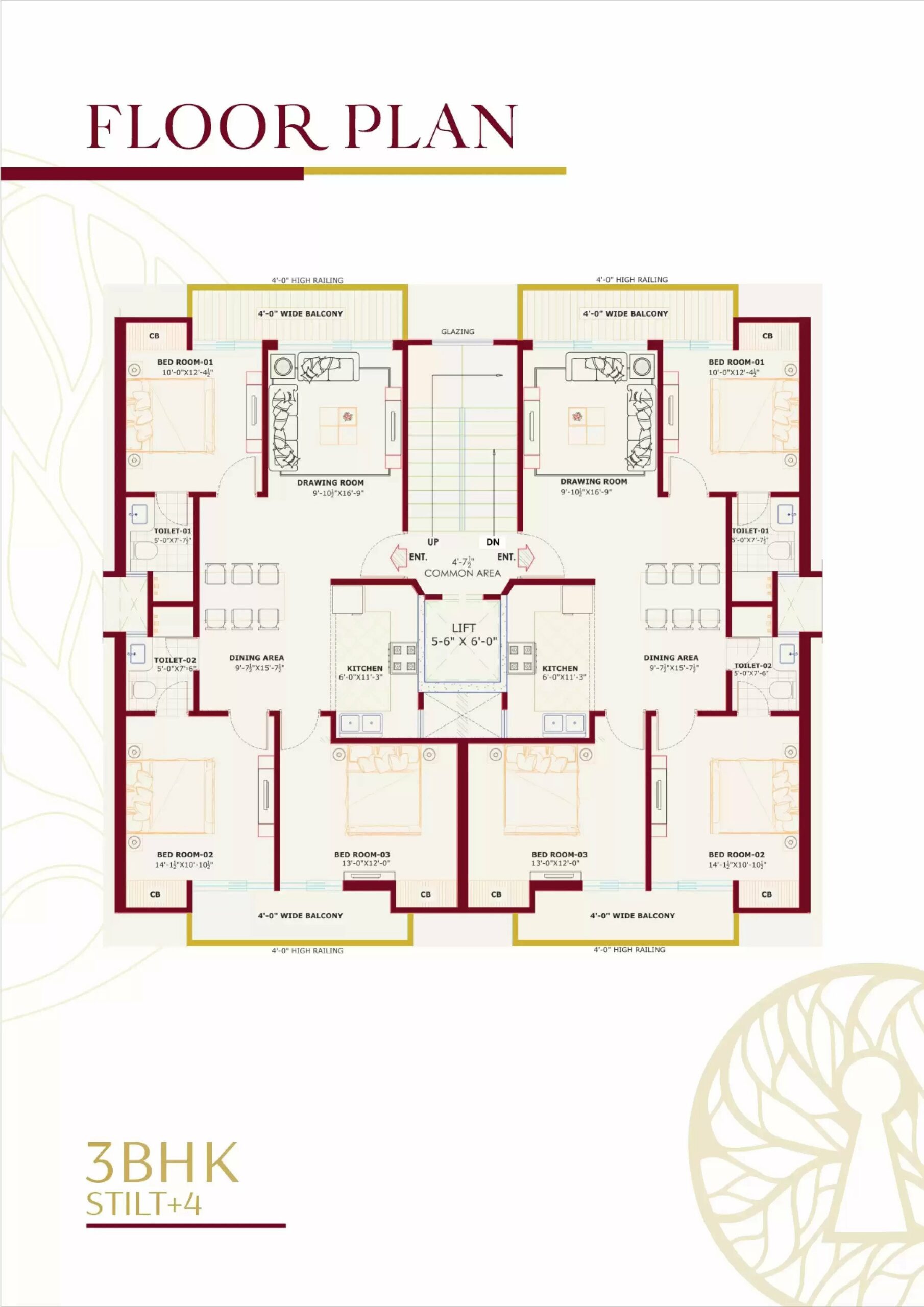 Casa Grande floor map